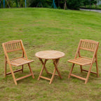 Modern Foldable Teak Wood Outdoor Coffee Table Main Product Image