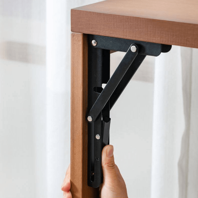 Modern Folding High Bar Table with Storage for Small Spaces