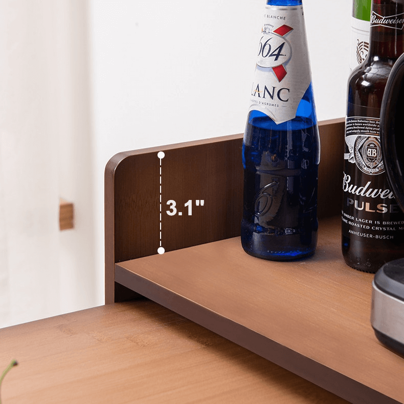 Modern Folding High Bar Table with Storage for Small Spaces