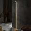 Modern Gold Floor Lamp with Unique Oval Light Circle Design Main Product Image