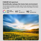 Modern Gray Dome LED Ceiling Light with Remote Control and Aluminum Shade