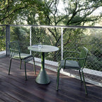 Modern Green Metal Outdoor Coffee & Bar Table