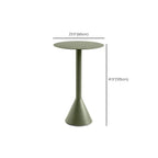 Modern Green Metal Outdoor Coffee & Bar Table Dimensions