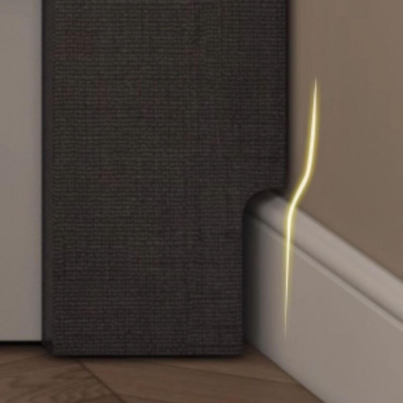 Modern Grey and White Wood Bed with Built-In Lighting and Storage