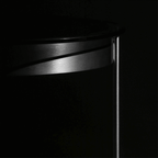 Modern Italian Glass Coffee Table Set With Steel Frame