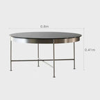 Modern Italian Glass Coffee Table Set With Steel Frame