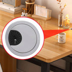 Modern Kids Writing Desk with Metal Frame and Wood Top