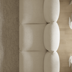 Modern Lambswool Cloud Sectional Sofa With Chaise