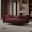 Modern Left-Arm Chaise Lounge with Flannel Upholstery