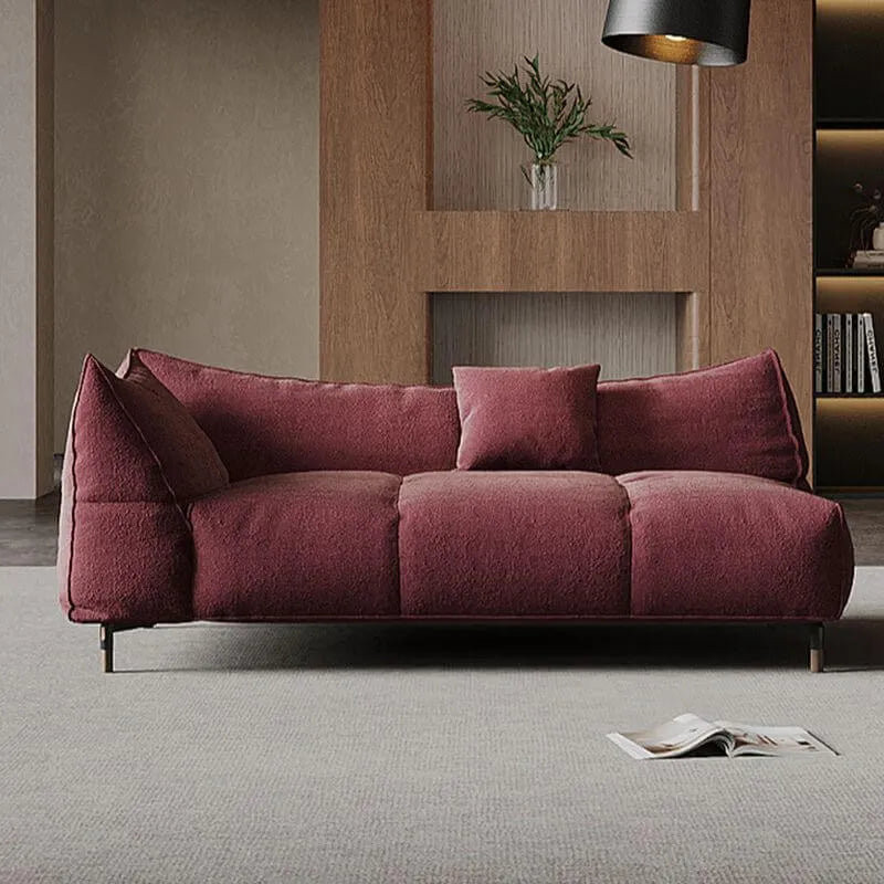 Modern Left-Arm Chaise Lounge with Flannel Upholstery Main Product Image Image principale du produit