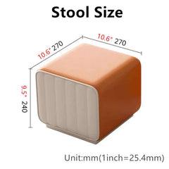 Modern Lifting Coffee Table Set With 2 Stools