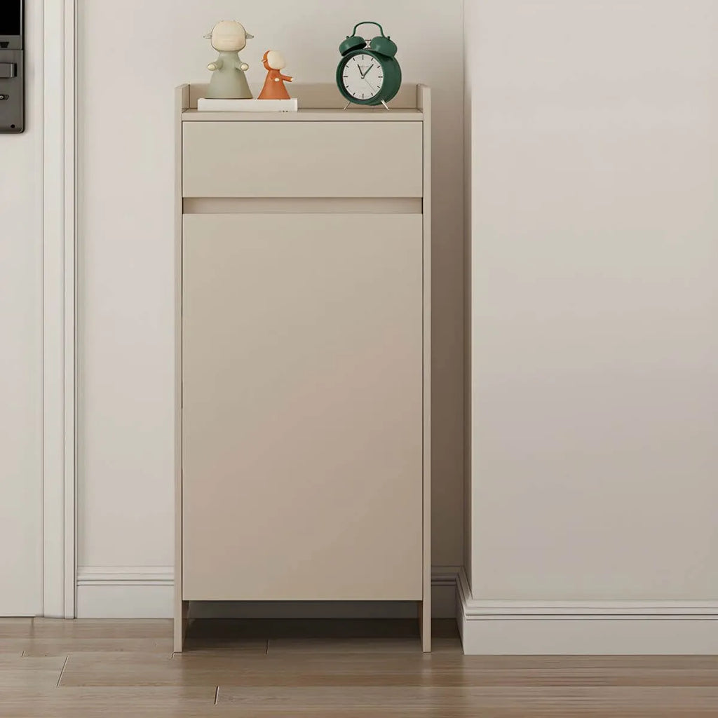 Modern Manufactured Wood Shoe Storage Cabinet with Adjustable Shelves