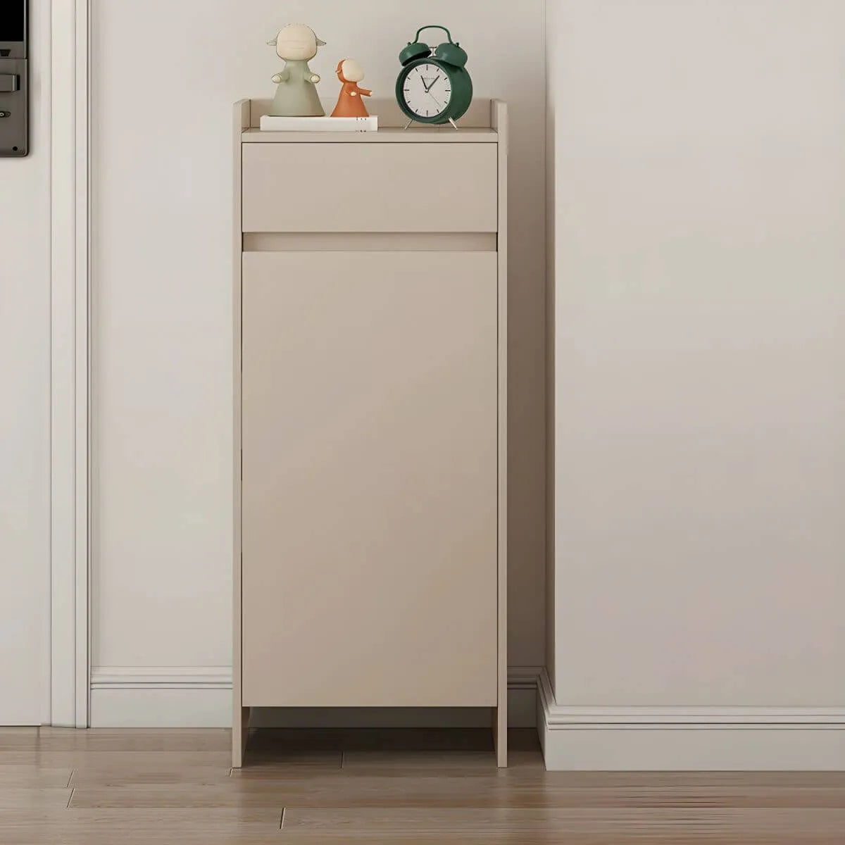 Modern Manufactured Wood Shoe Storage Cabinet with Adjustable Shelves