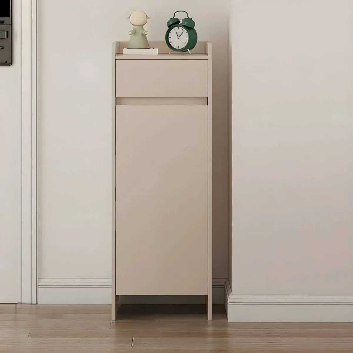 Modern Manufactured Wood Shoe Storage Cabinet with Adjustable Shelves