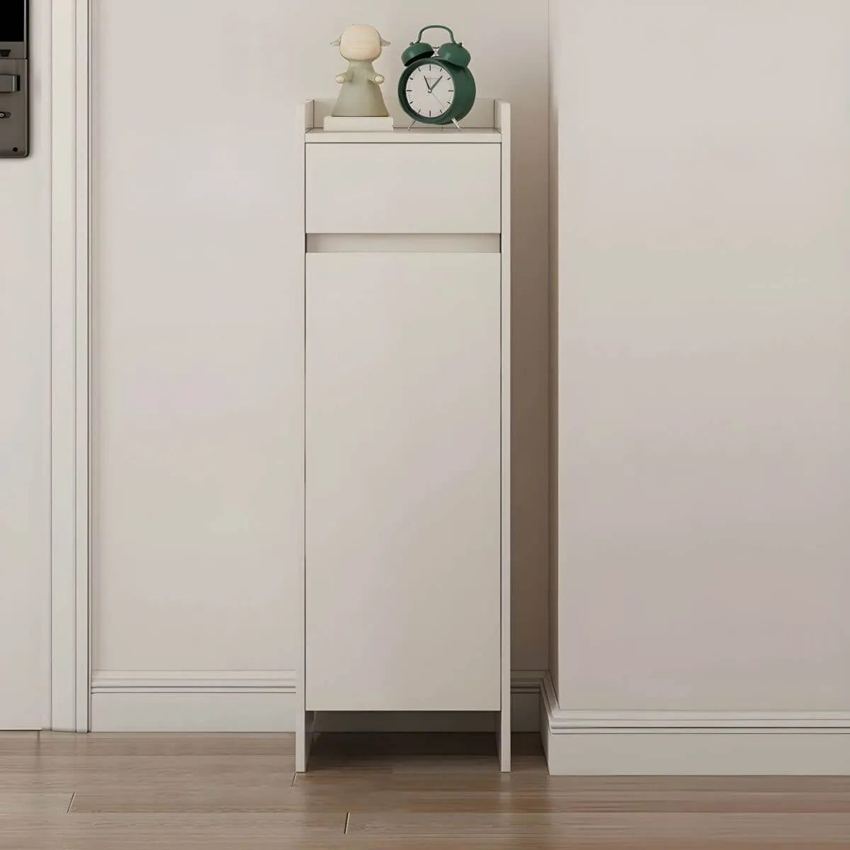 Modern Manufactured Wood Shoe Storage Cabinet with Adjustable Shelves