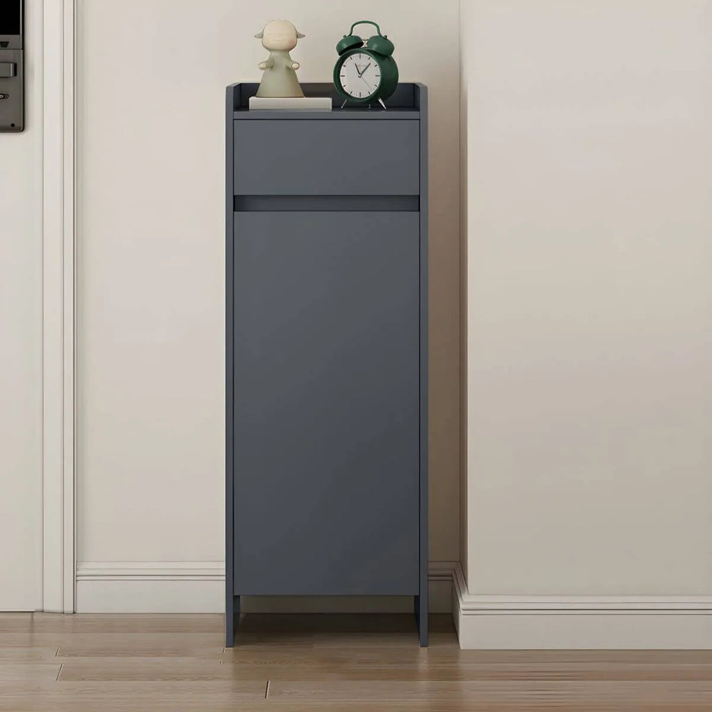 Modern Manufactured Wood Shoe Storage Cabinet with Adjustable Shelves