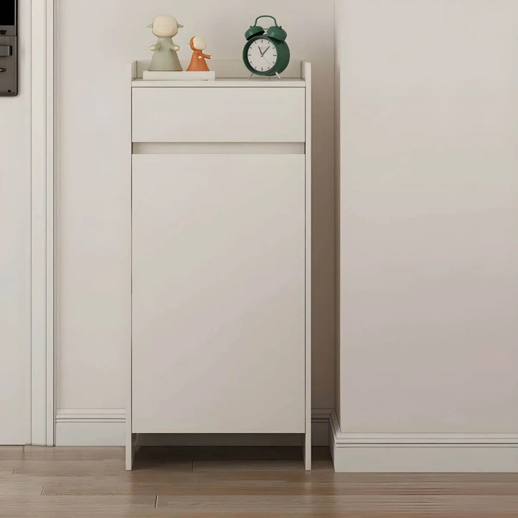Modern Manufactured Wood Shoe Storage Cabinet with Adjustable Shelves