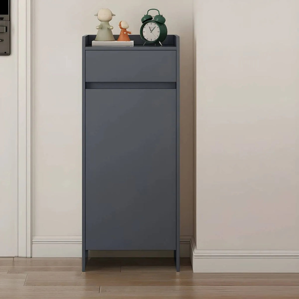Modern Manufactured Wood Shoe Storage Cabinet with Adjustable Shelves