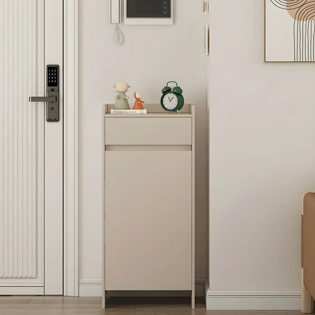 Modern Manufactured Wood Shoe Storage Cabinet with Adjustable Shelves