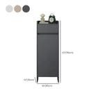 Modern Manufactured Wood Shoe Storage Cabinet with Adjustable Shelves Dimensions