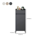 Modern Manufactured Wood Shoe Storage Cabinet with Adjustable Shelves Dimensions