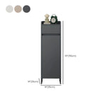 Modern Manufactured Wood Shoe Storage Cabinet with Adjustable Shelves Dimensions