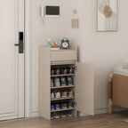 Modern Manufactured Wood Shoe Storage Cabinet with Adjustable Shelves Main Product Image