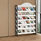 Modern Metal and Wood Etagere Shelf in Multiple Finishes