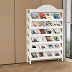 Modern Metal and Wood Etagere Shelf in Multiple Finishes
