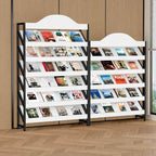 Modern Metal and Wood Etagere Shelf in Multiple Finishes