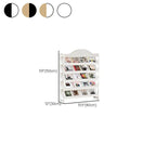 Modern Metal and Wood Etagere Shelf in Multiple Finishes Dimensions