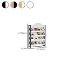 Modern Metal and Wood Etagere Shelf in Multiple Finishes Dimensions