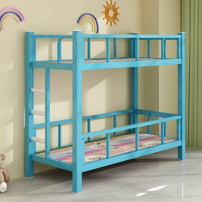 Modern Metal Bunk Bed for Kids – Gender-Neutral, Safety-Focused Design