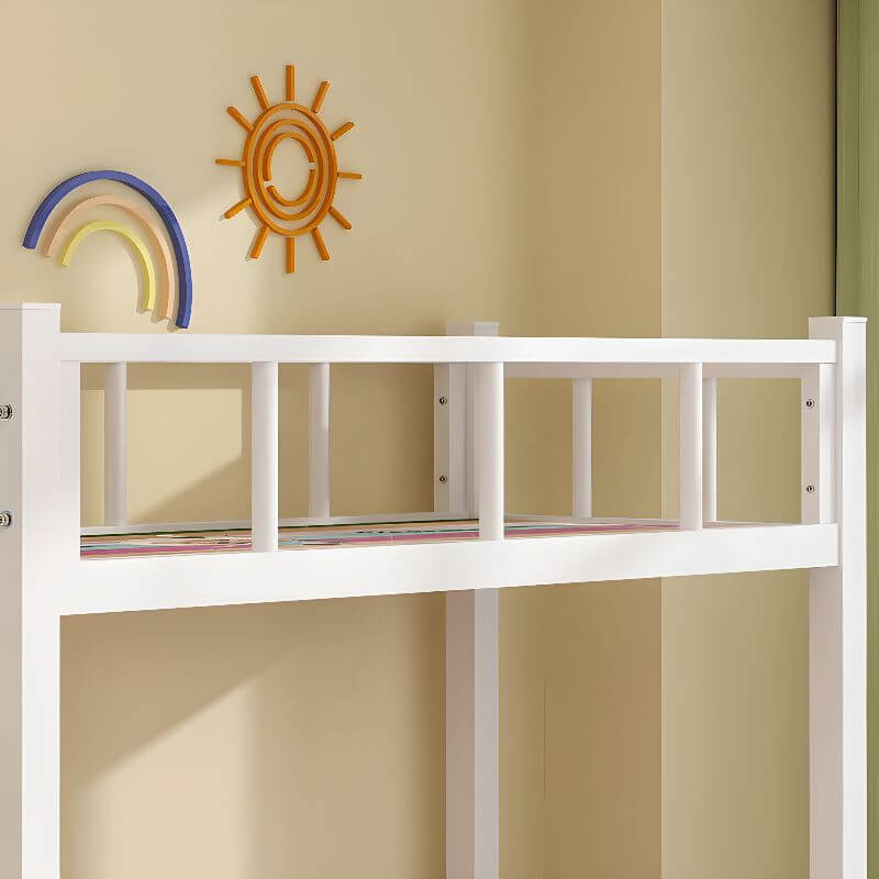 Modern Metal Bunk Bed for Kids – Gender-Neutral, Safety-Focused Design