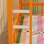 Modern Metal Bunk Bed for Kids – Gender-Neutral, Safety-Focused Design