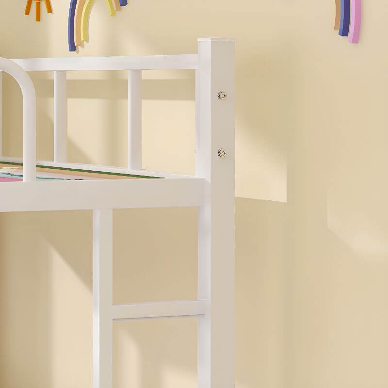 Modern Metal Bunk Bed for Kids – Gender-Neutral, Safety-Focused Design