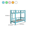 Modern Metal Bunk Bed for Kids – Gender-Neutral, Safety-Focused Design Dimensions