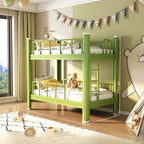 Modern Metal Bunk Bed in Blue for Kids' Bedrooms