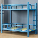 Modern Metal Bunk Bed in Multiple Colors for Kids' Bedrooms