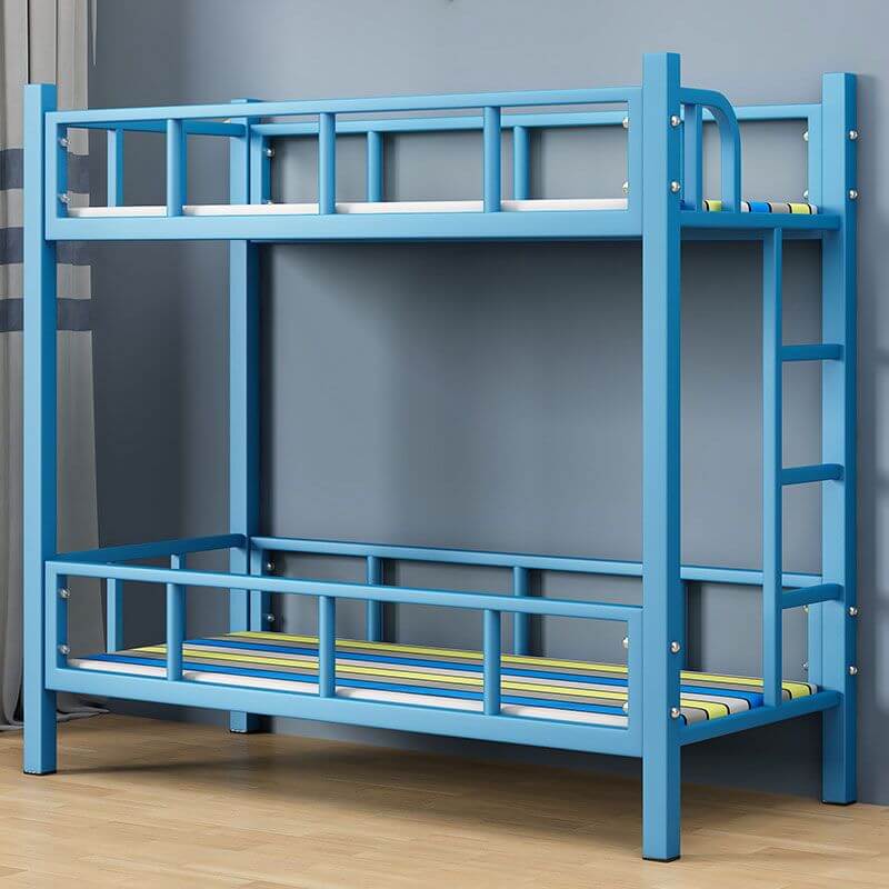 Modern Metal Bunk Bed in Multiple Colors for Kids' Bedrooms
