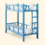 Modern Metal Bunk Bed in Multiple Colors for Kids' Bedrooms