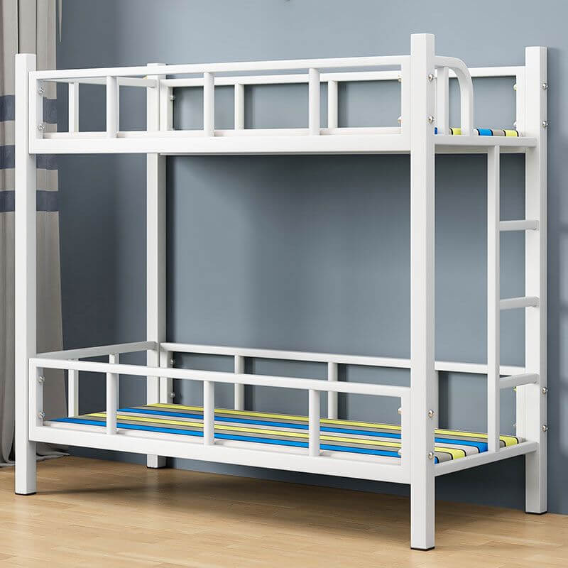 Modern Metal Bunk Bed in Multiple Colors for Kids' Bedrooms