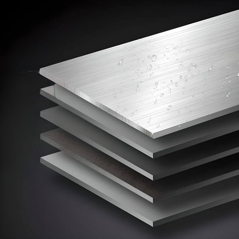 Modern Metal Bunk Bed with Guardrails and Ladder