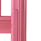 Modern Metal Bunk Bed with Guardrails and Ladder