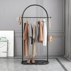 Modern Metal Coat Rack with Marble Base – Hall Tree for Entryway