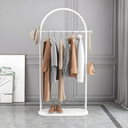 Modern Metal Coat Rack with Marble Base – Hall Tree for Entryway