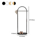 Modern Metal Coat Rack with Marble Base – Hall Tree for Entryway Dimensions