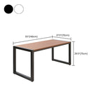 Modern Metal Frame Outdoor Coffee Table with Slatted Wood Top Dimensions