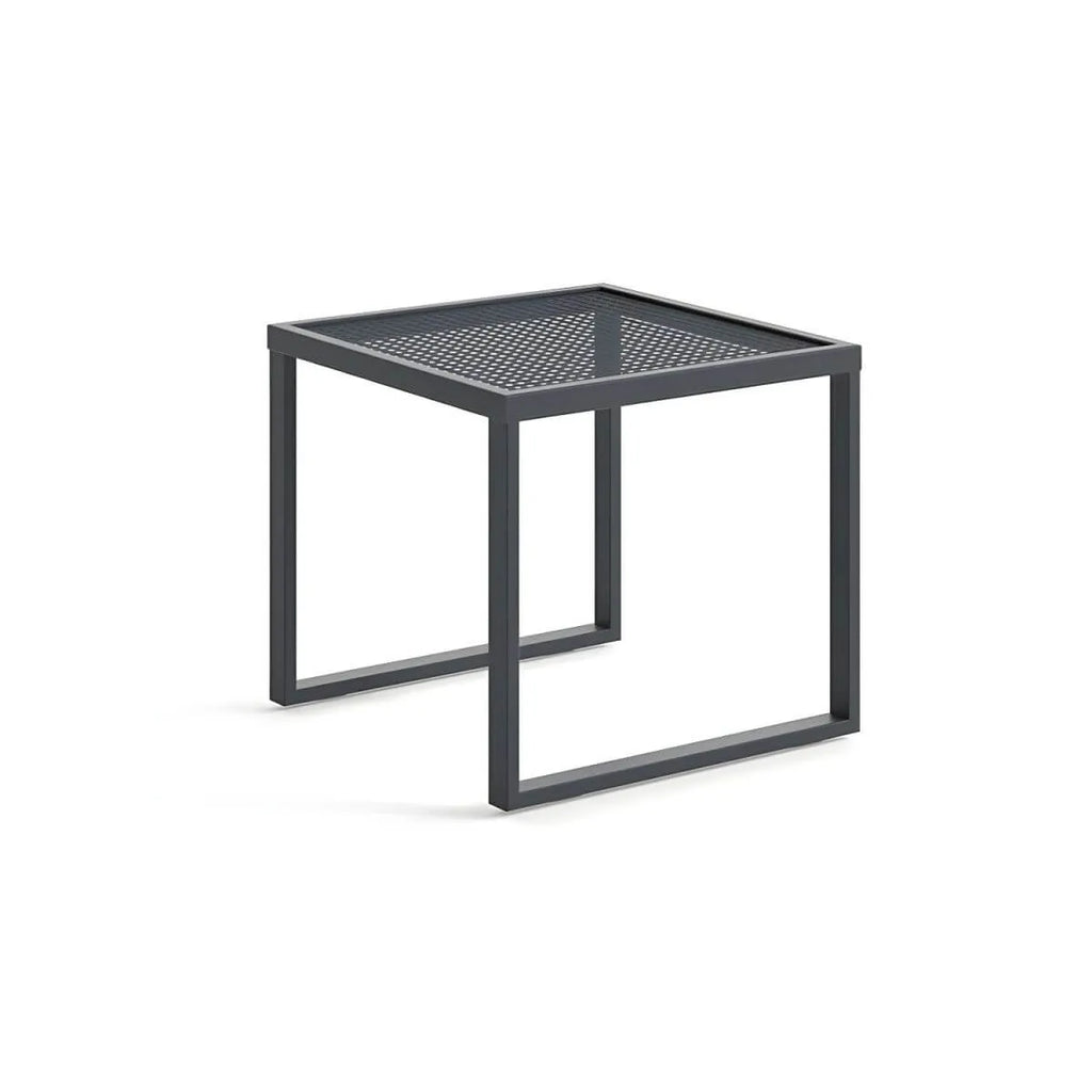 Modern Metal Outdoor Coffee Table – Matte Finish, Non-Extendable