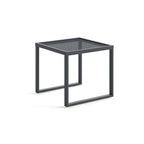 Modern Metal Outdoor Coffee Table – Matte Finish, Non-Extendable